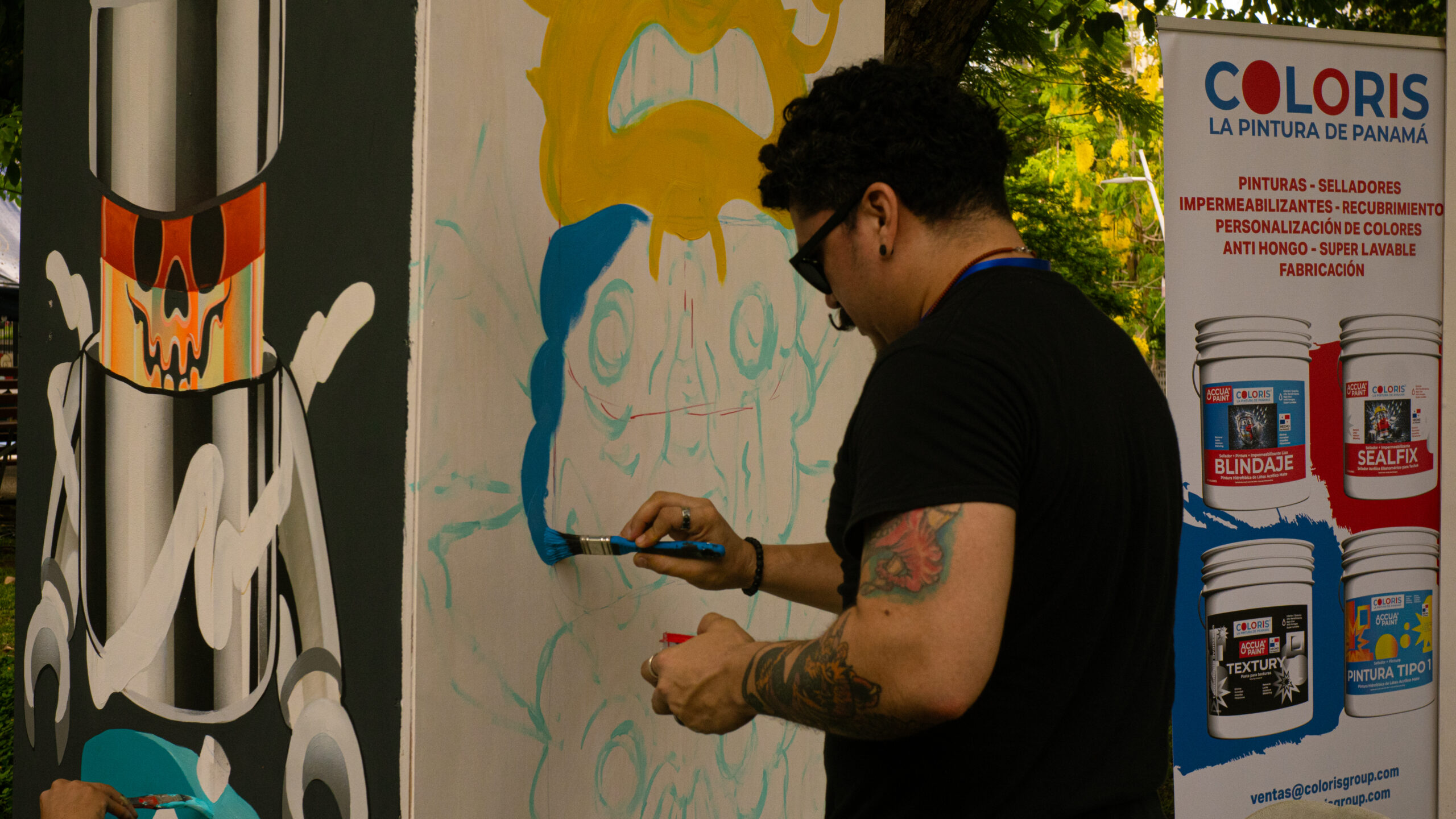 COLORIS llevó el color y la pintura al arte urbano en Art Toy Con Panamá 2026